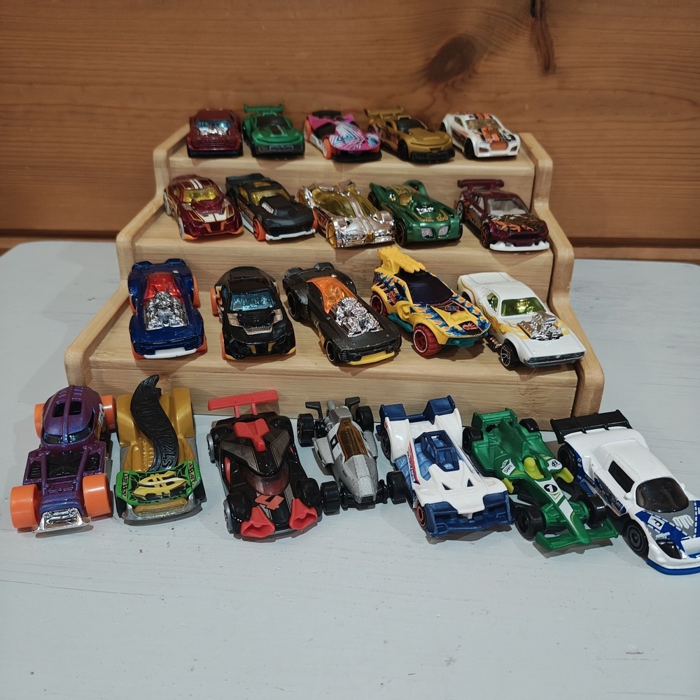 22 Piece Modern 2010-2026 Hot Wheels Race Cars Used Loose Bundle Lot